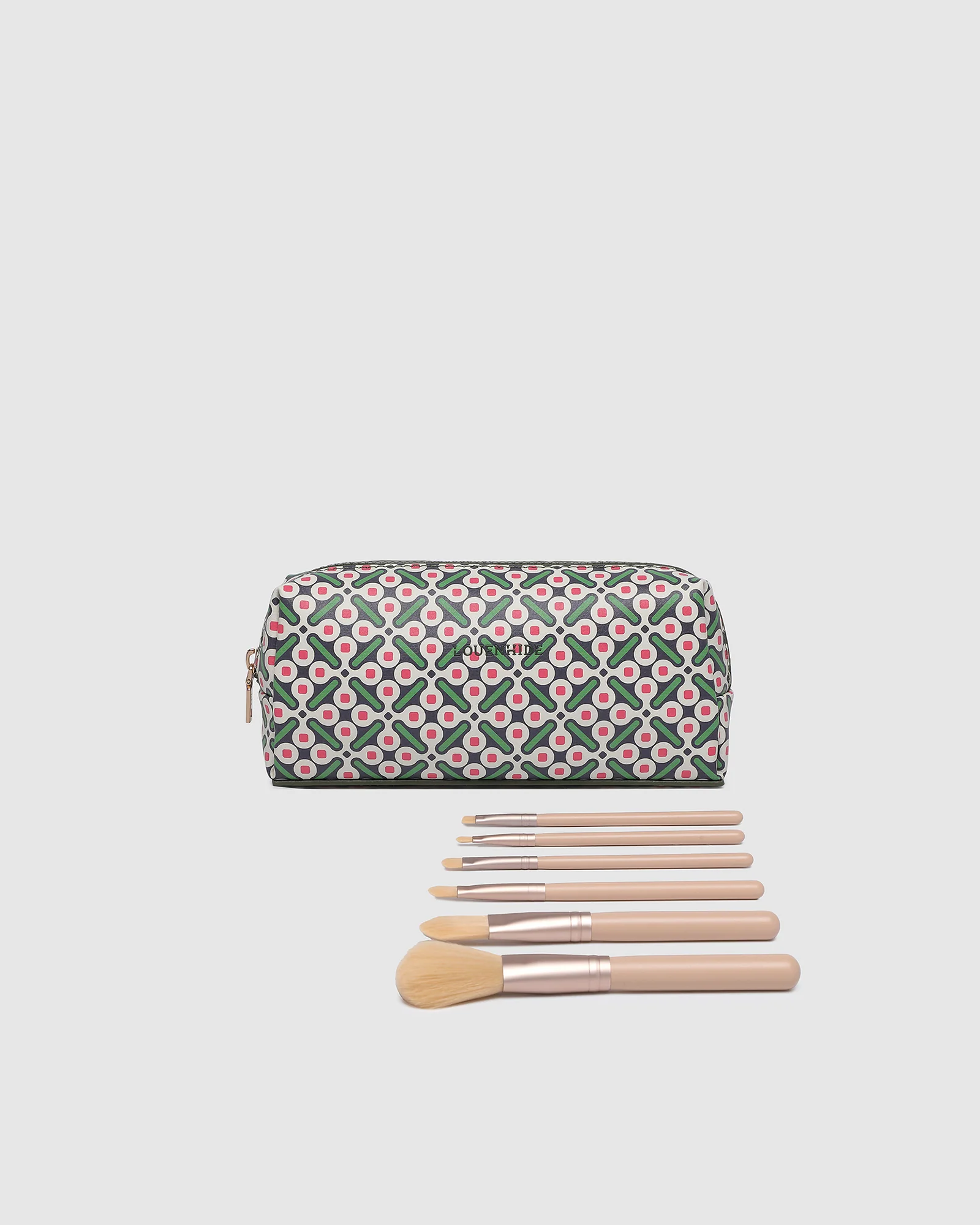 Brianna Makeup Bag - Retro Olive - Image 4