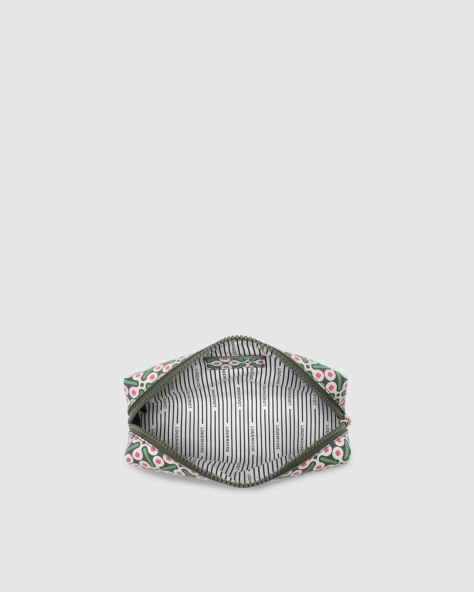 Brianna Makeup Bag - Retro Olive - Image 6