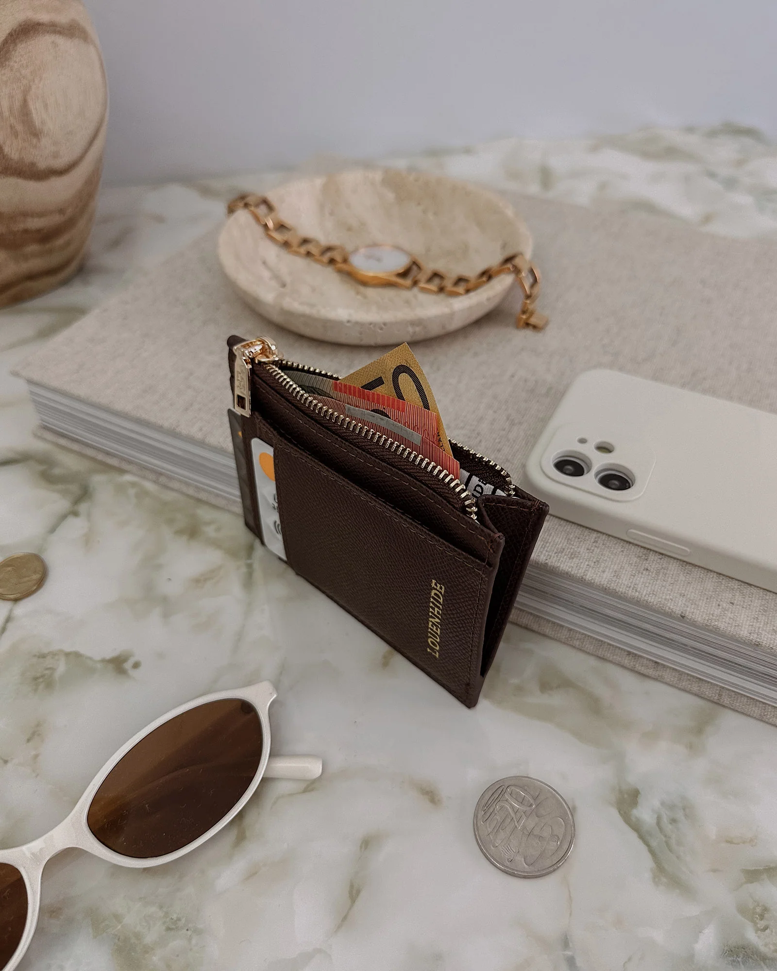 Cara Cardholder - Chocolate - Image 7