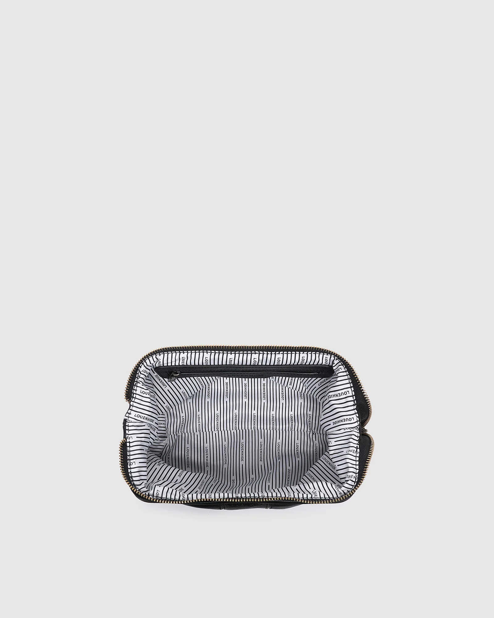 Albie Cosmetic Case - Saddle Black - Image 5