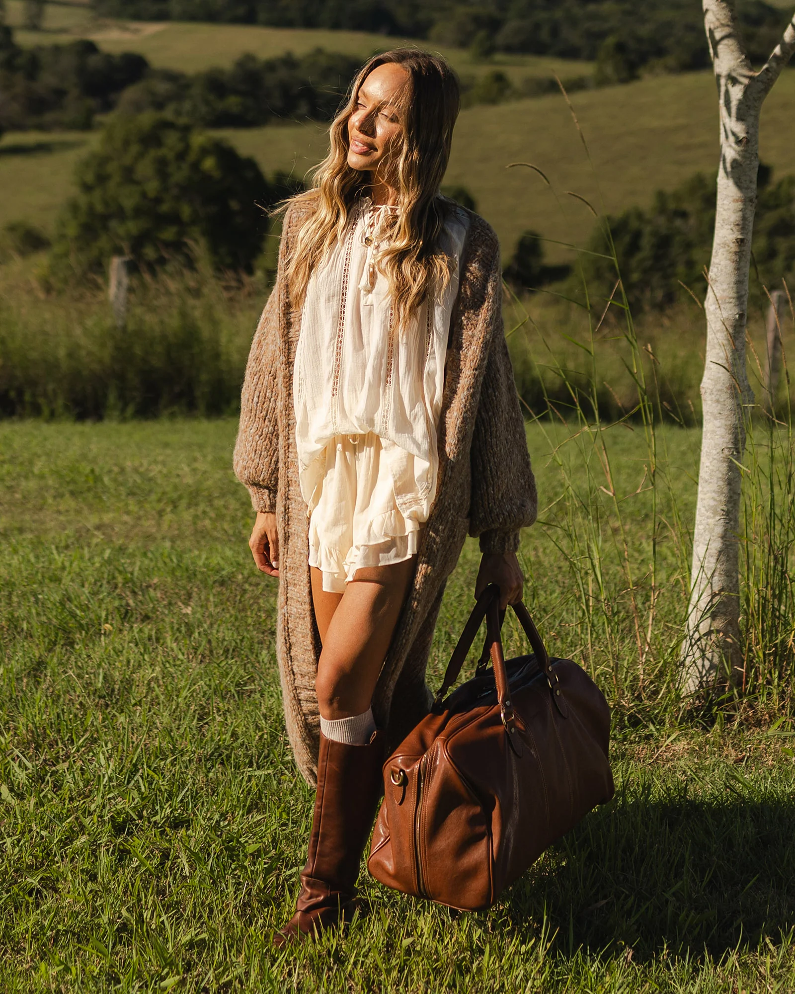Cooper Travel Bag - Cognac - Image 8