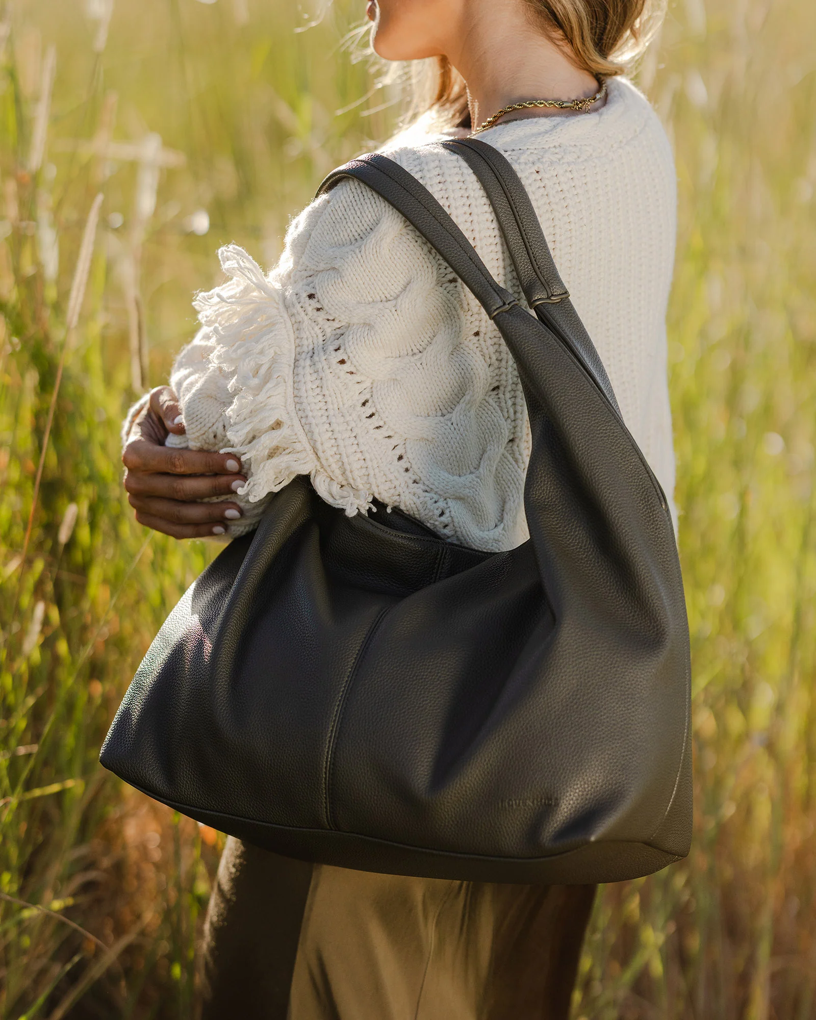 Dakota Shoulder Bag - Olive - Image 6