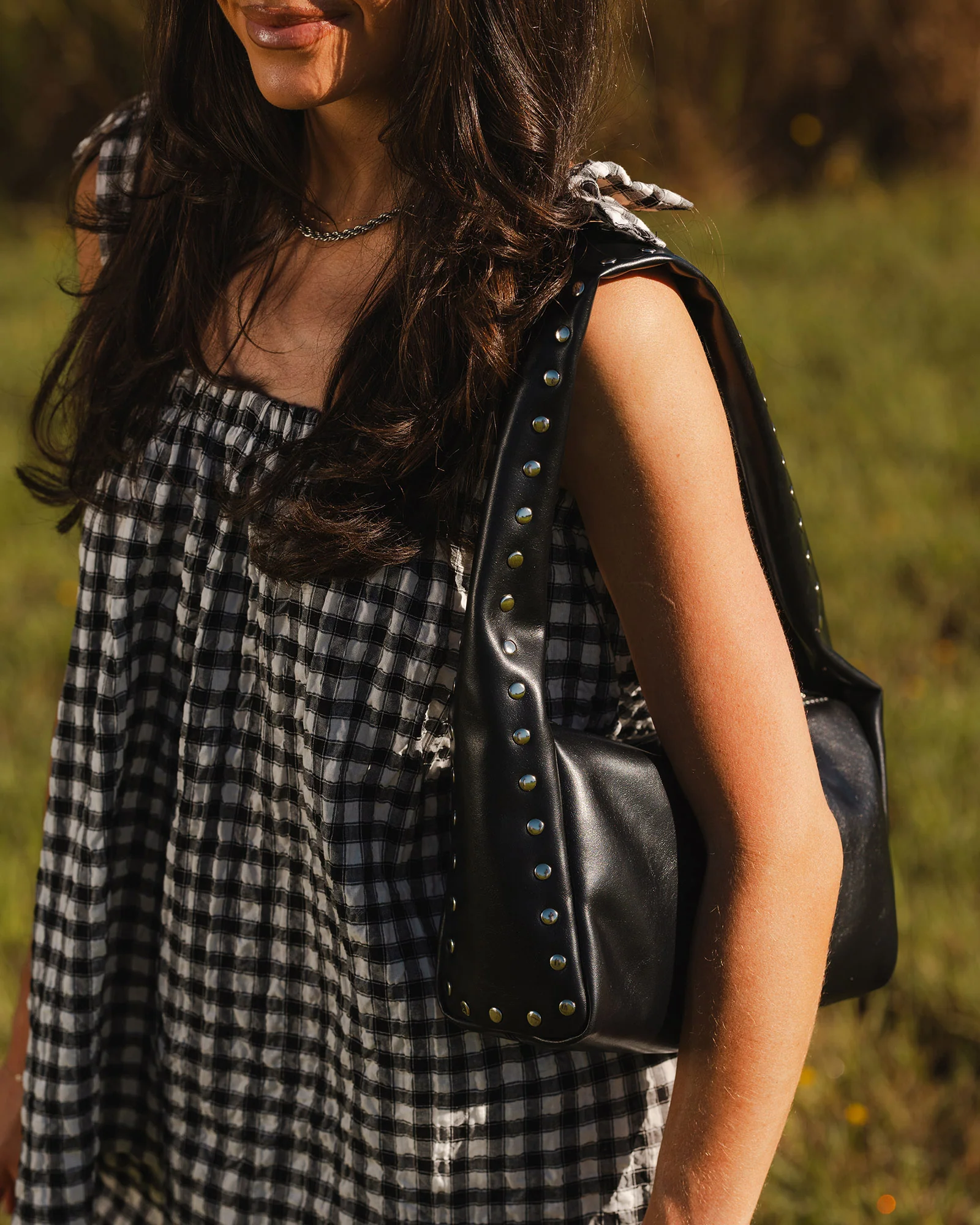Dylan Shoulder Bag - Black - Image 2