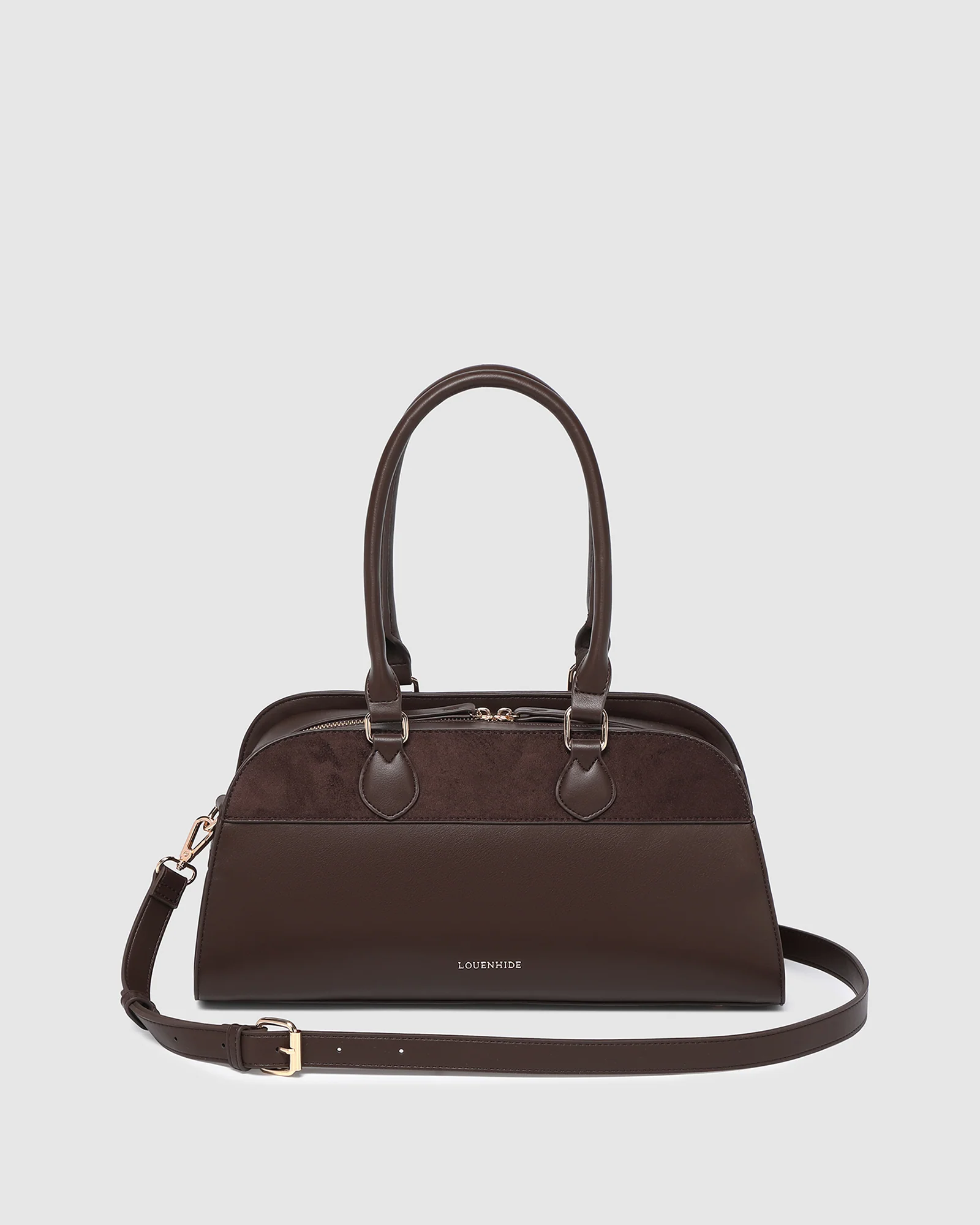 Eleanor Shoulder Bag - Chocolate - Image 4