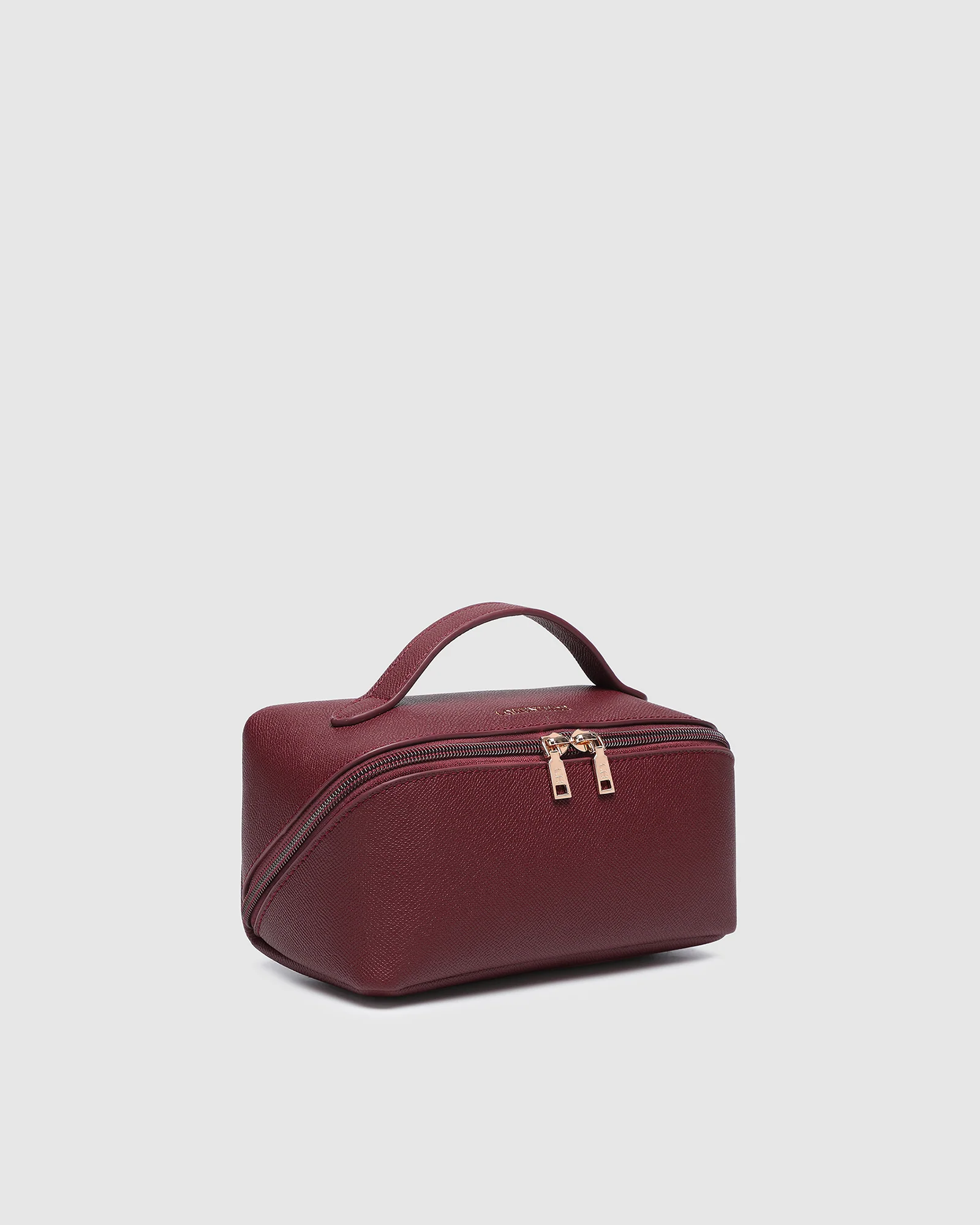 Ellis Makeup Bag - Burgundy - Image 3