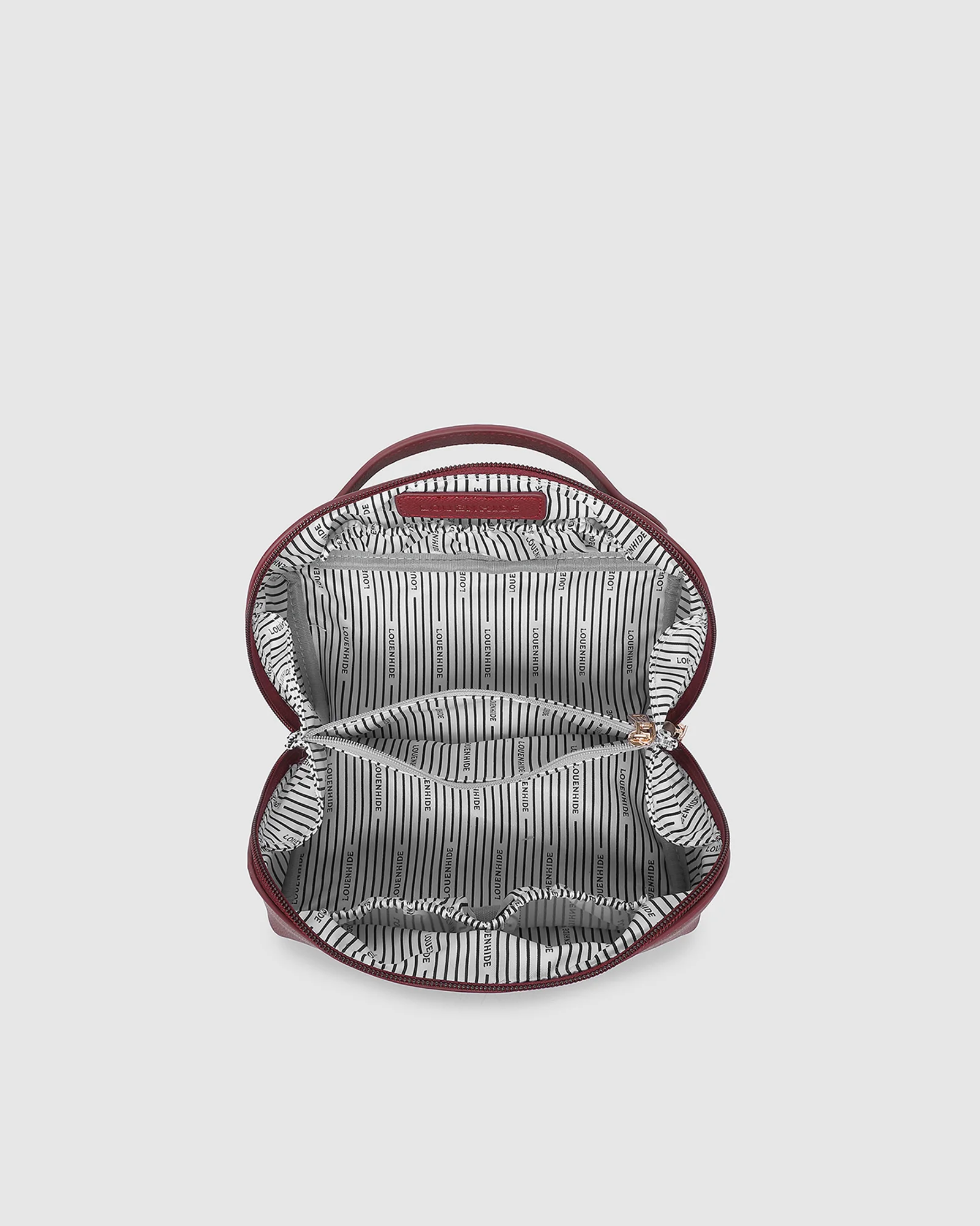 Ellis Makeup Bag - Burgundy - Image 5