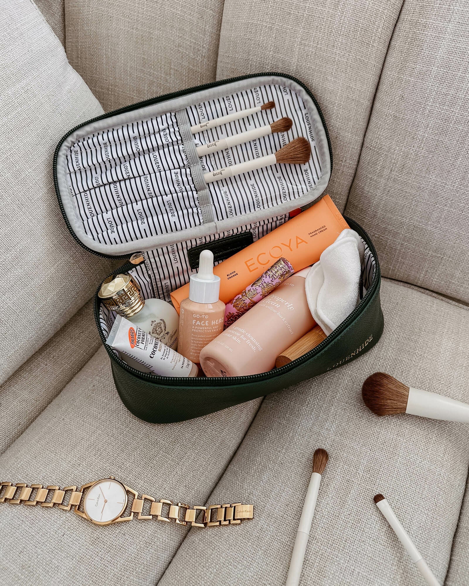 Georgie & Fifi Cosmetic Set - Forest Green - Image 5