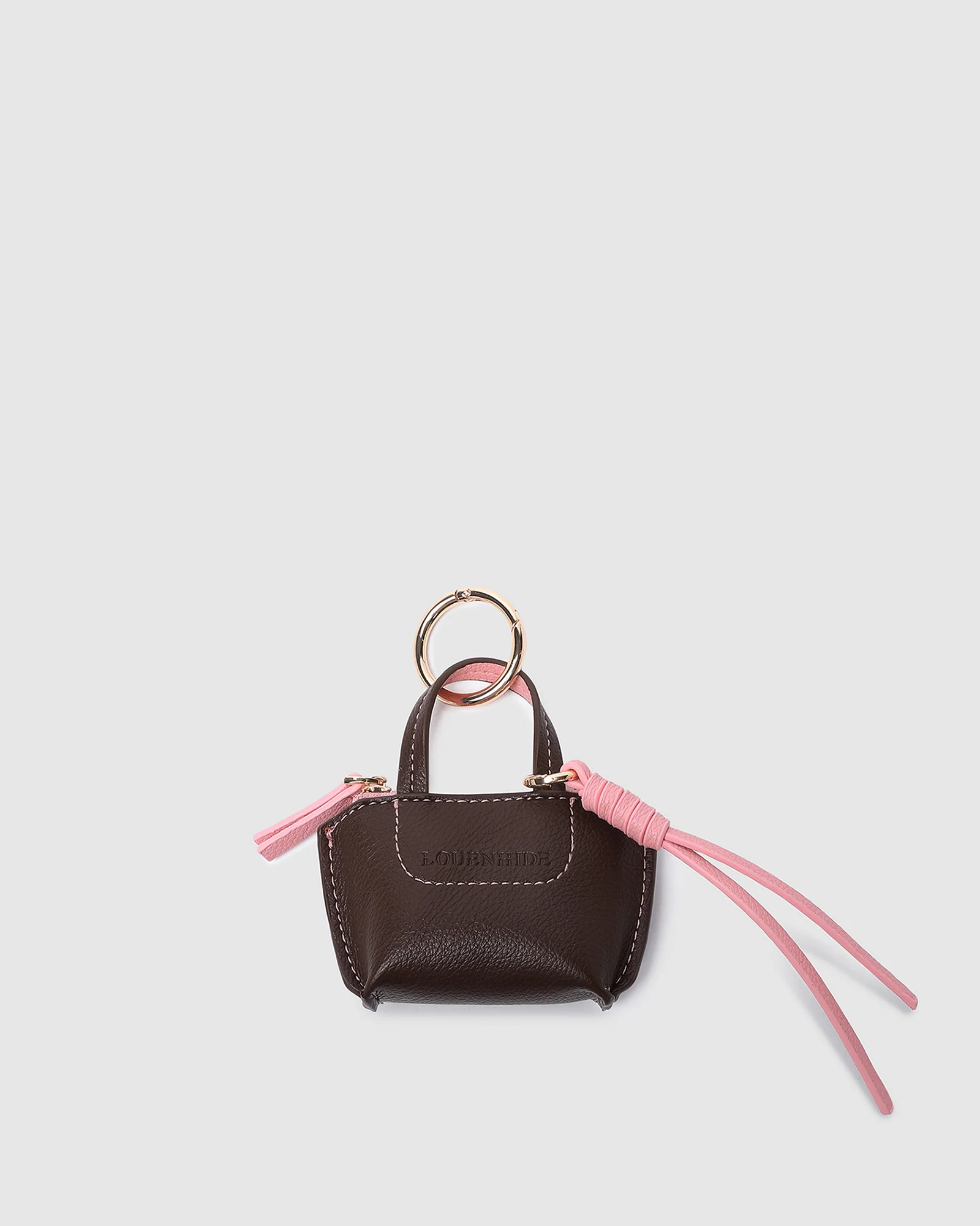 Gina Bag Charm - Chocolate