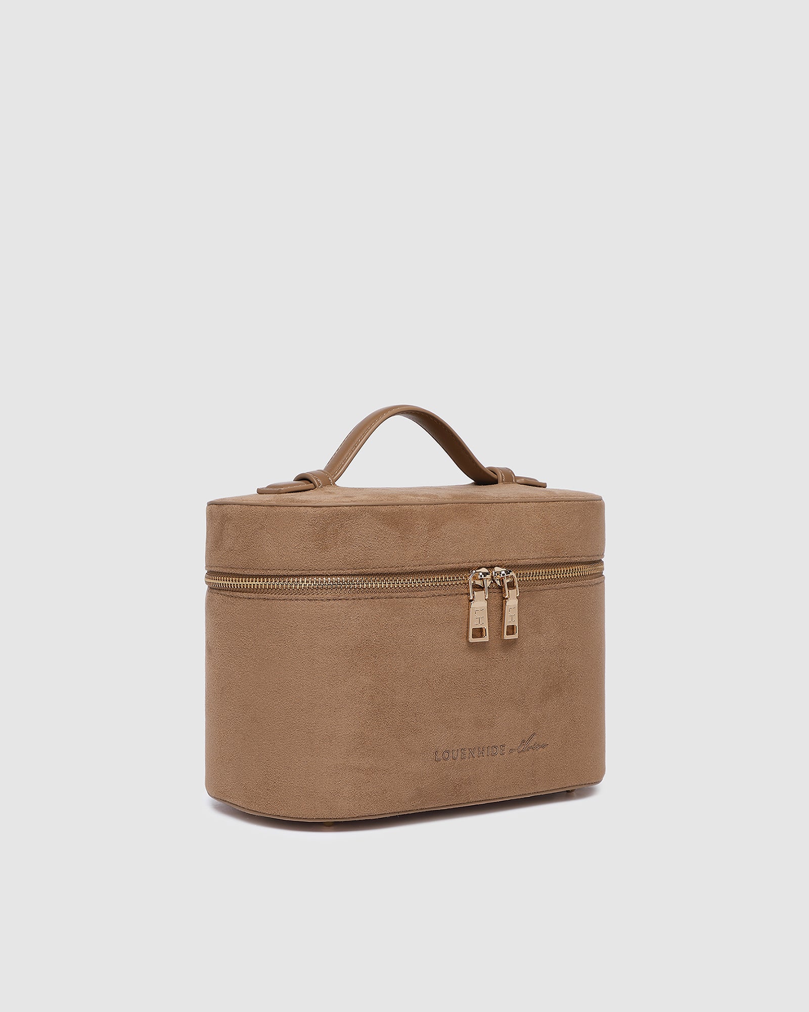 Juliette Vanity Case - Suedette Honey - Image 3