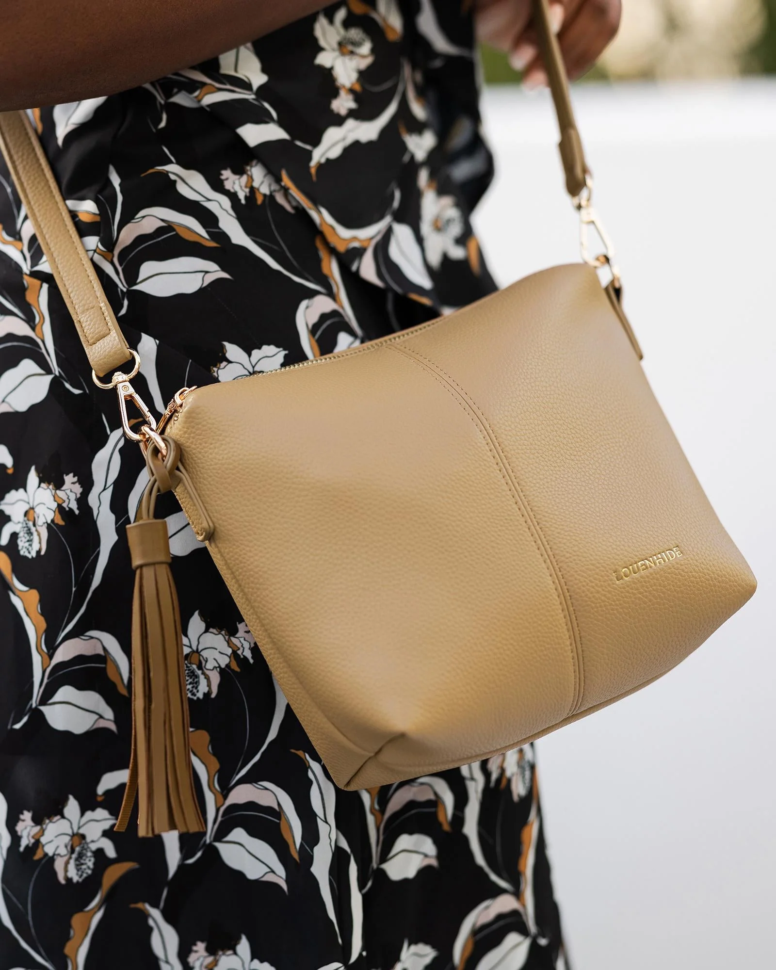 Kasey Crossbody Bag - Latte - Image 7