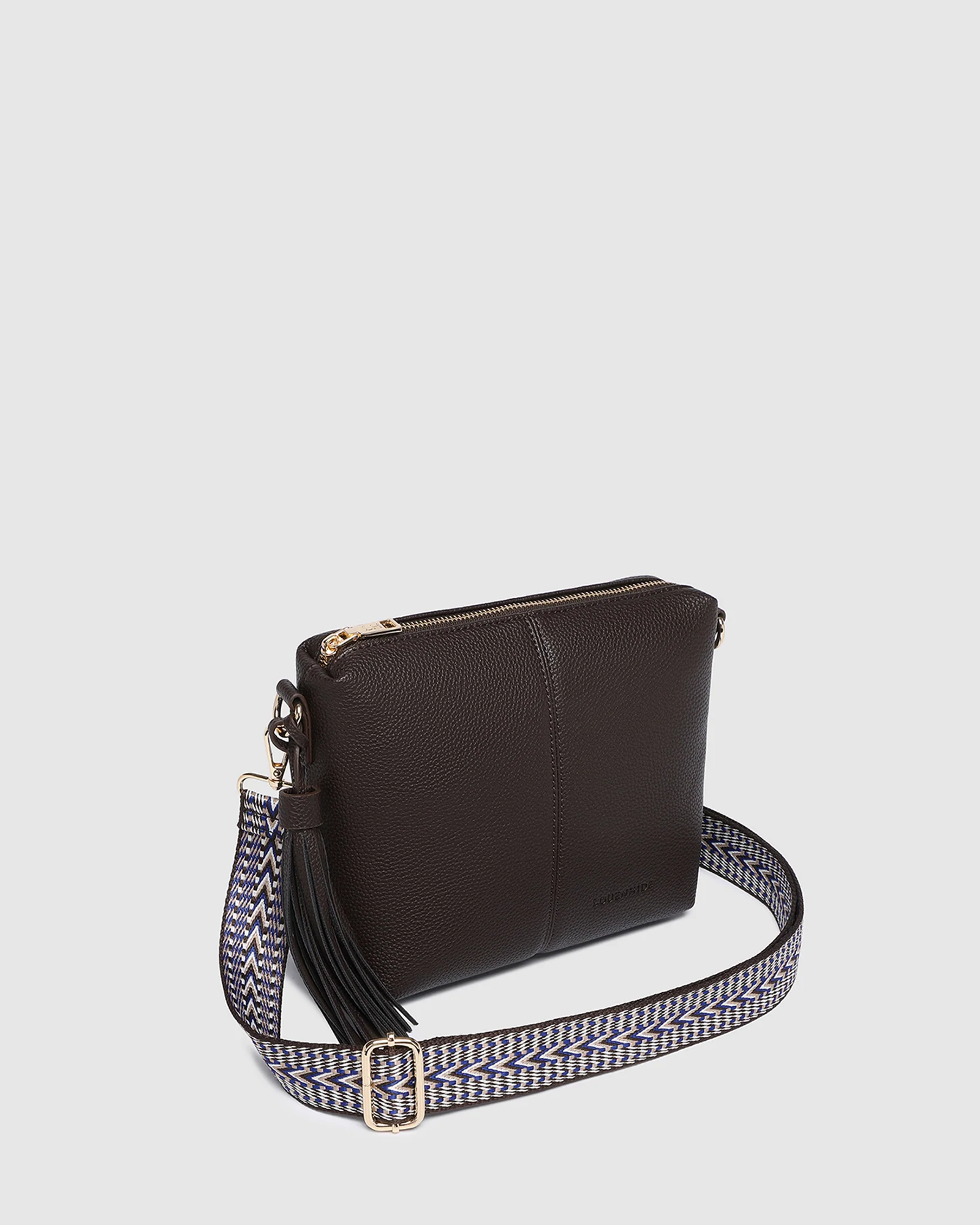 Kasey Crossbody Bag - Chocolate - Image 3