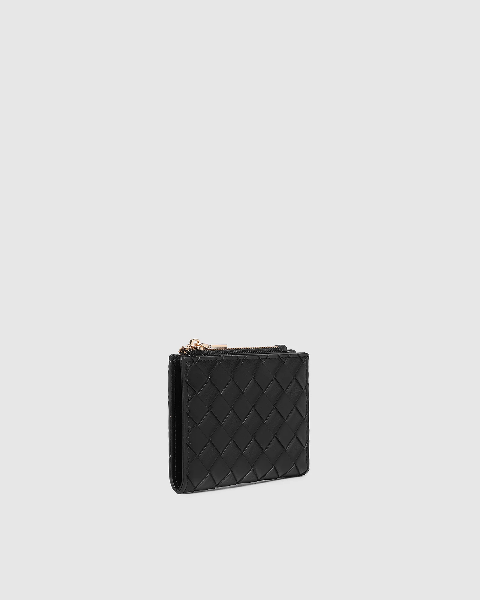 Lily Woven Wallet - Black - Image 3