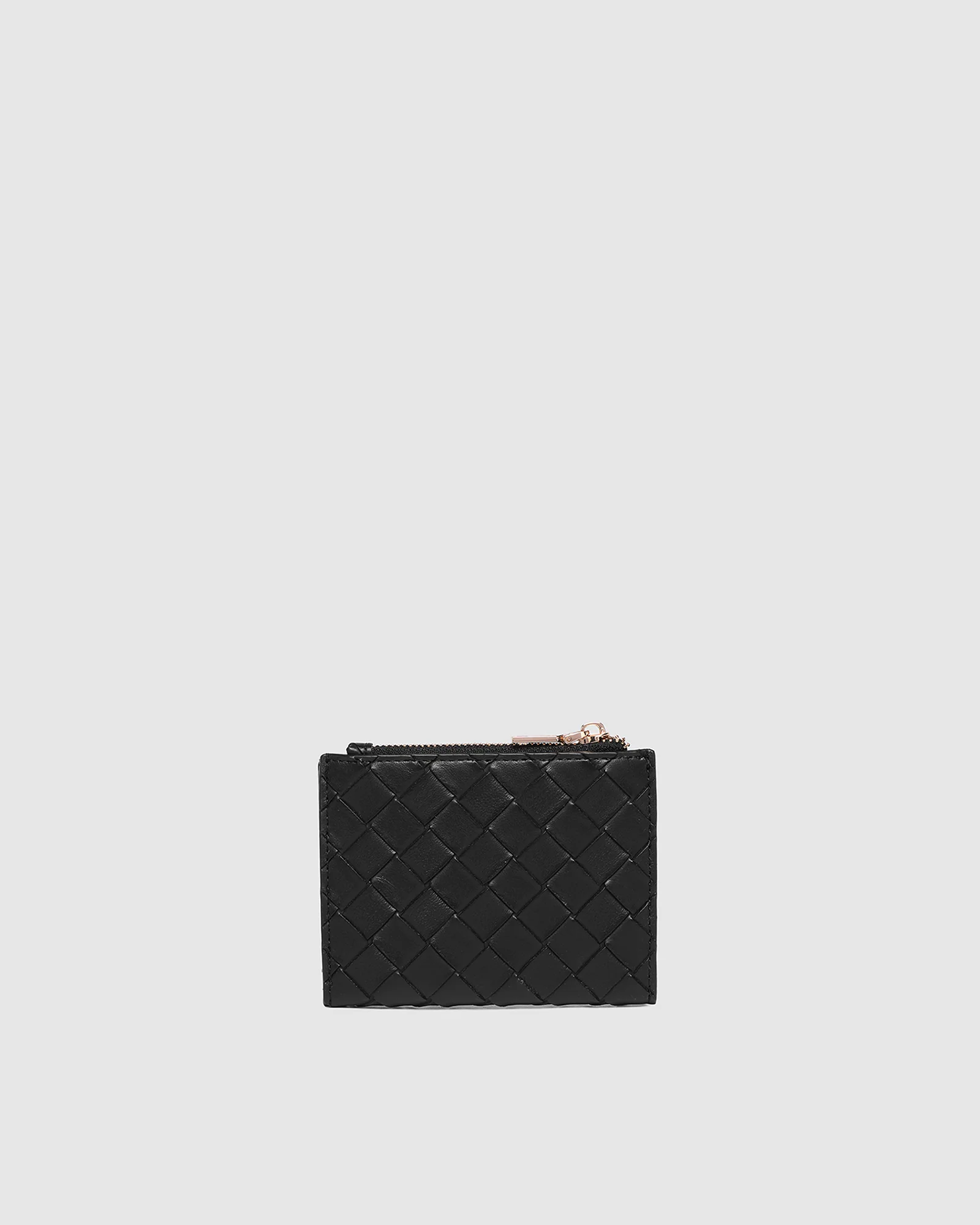 Lily Woven Wallet - Black - Image 5