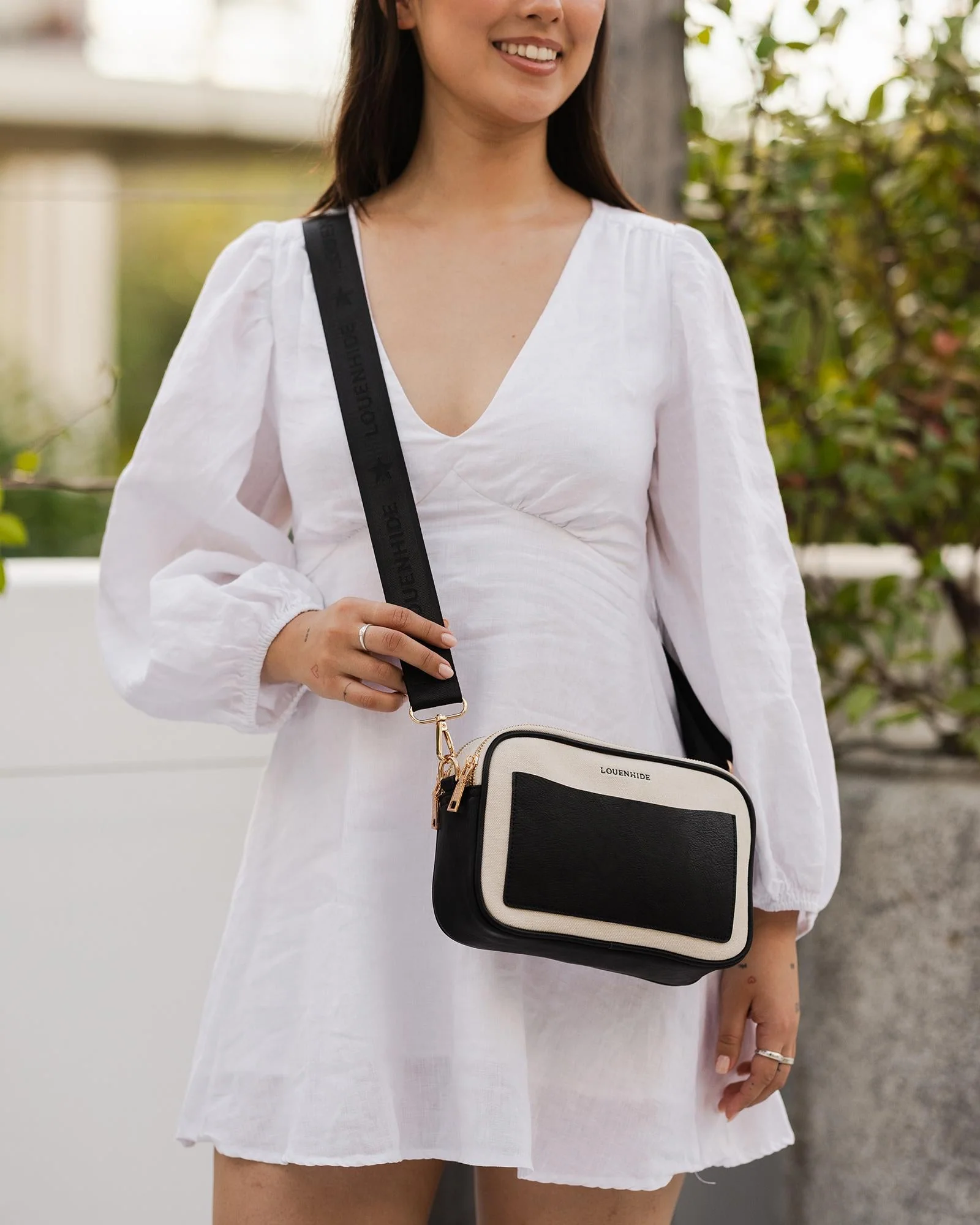 Logo Bag Strap - Black - Image 3