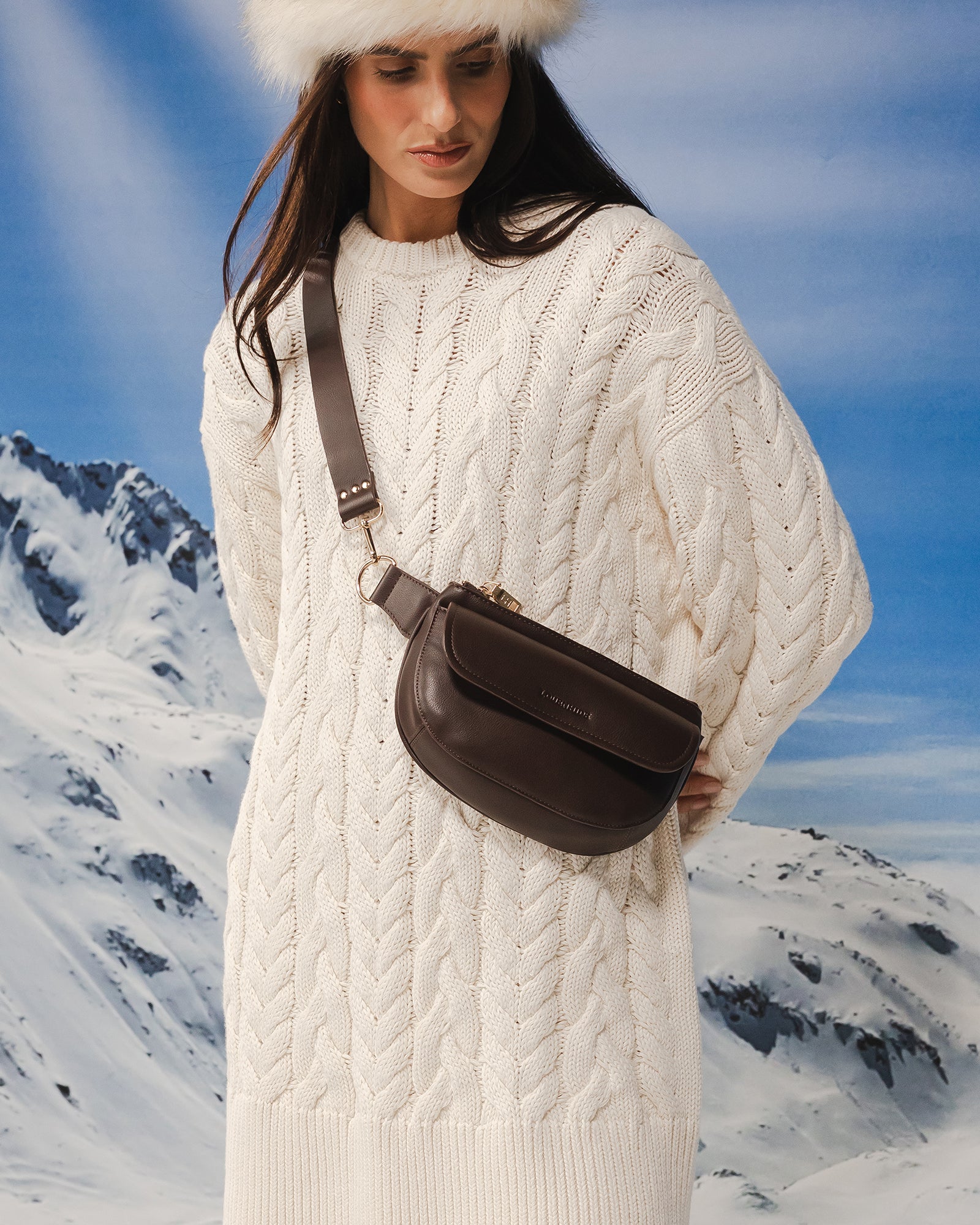 Lola Belt Bag - Chocolate - Image 7