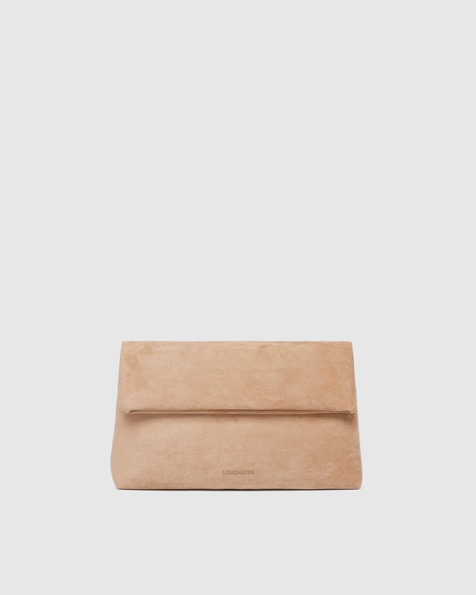 Luka Suedette Clutch - Blonde