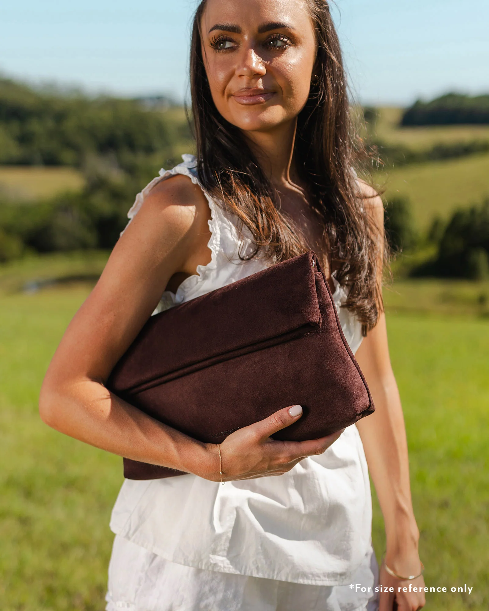Luka Suedette Clutch - Blonde - Image 2