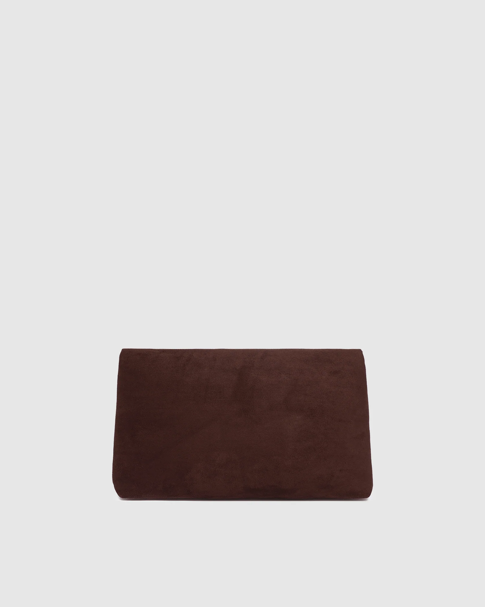 Luka Suedette Clutch - Chocolate - Image 5