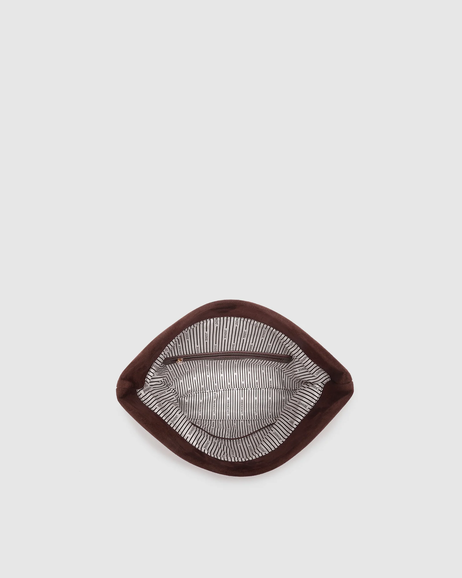 Luka Suedette Clutch - Chocolate - Image 6