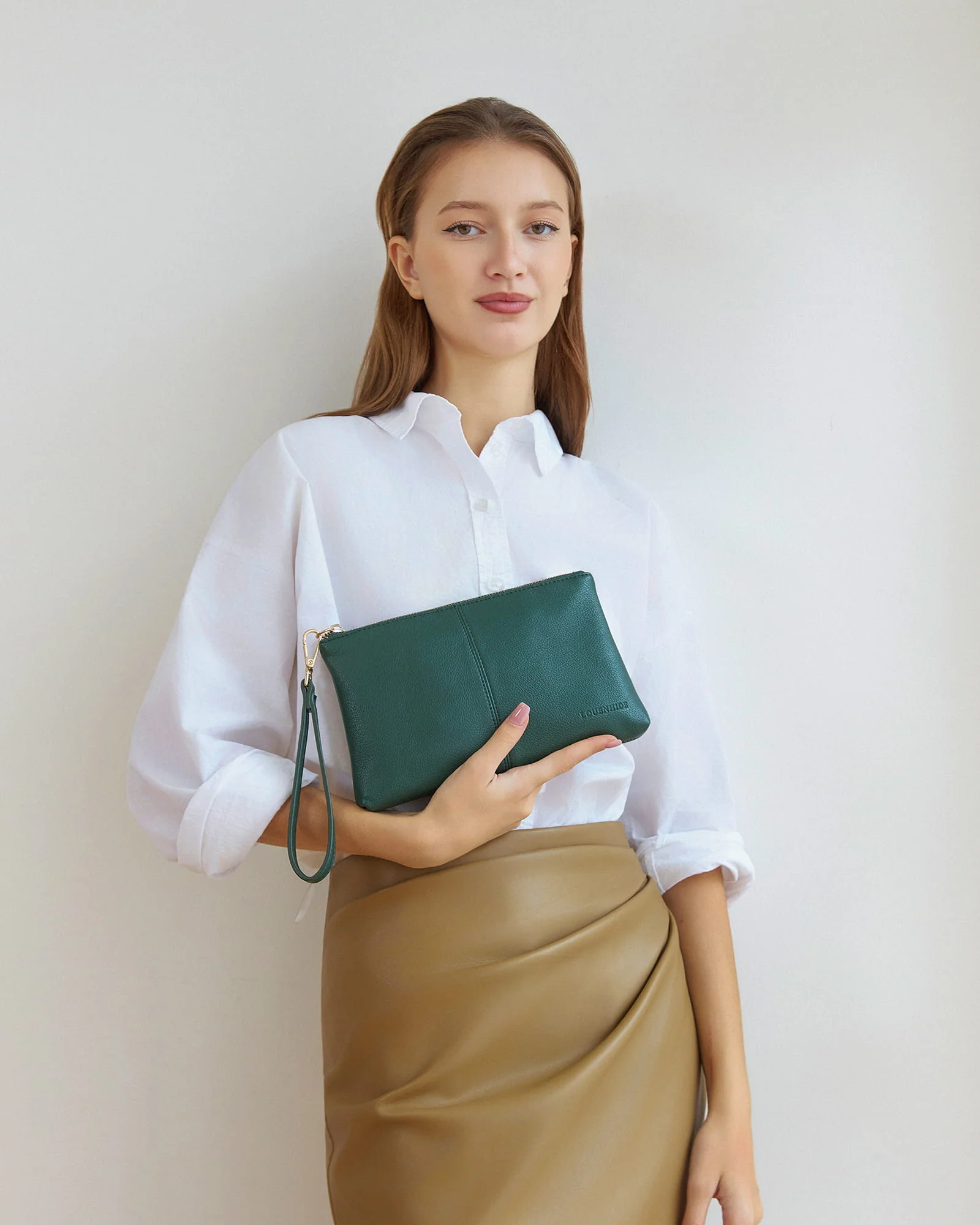 Mimi Clutch - Forest Green - Image 9