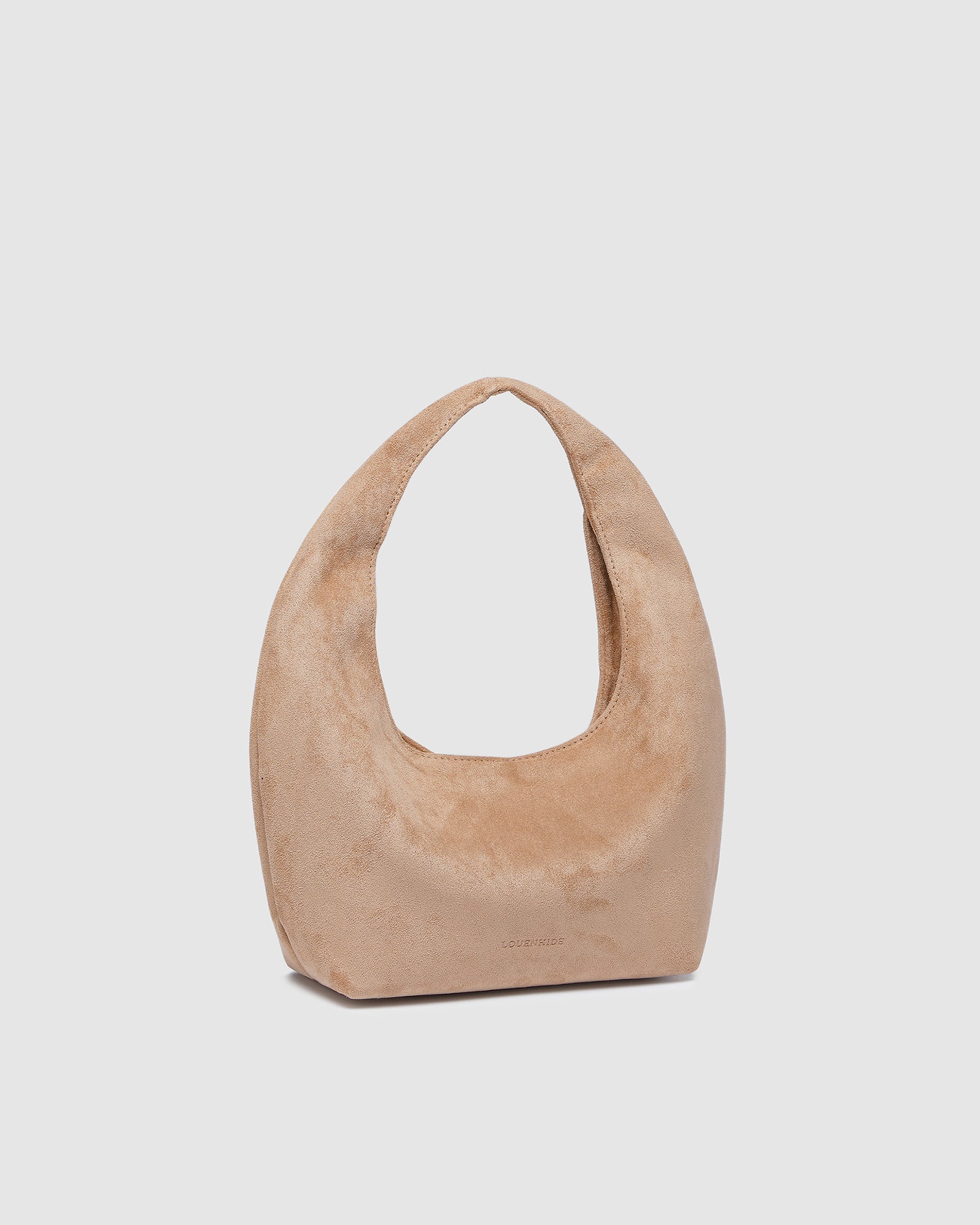 Mini Monaco Suedette Shoulder Bag - Blonde - Image 3