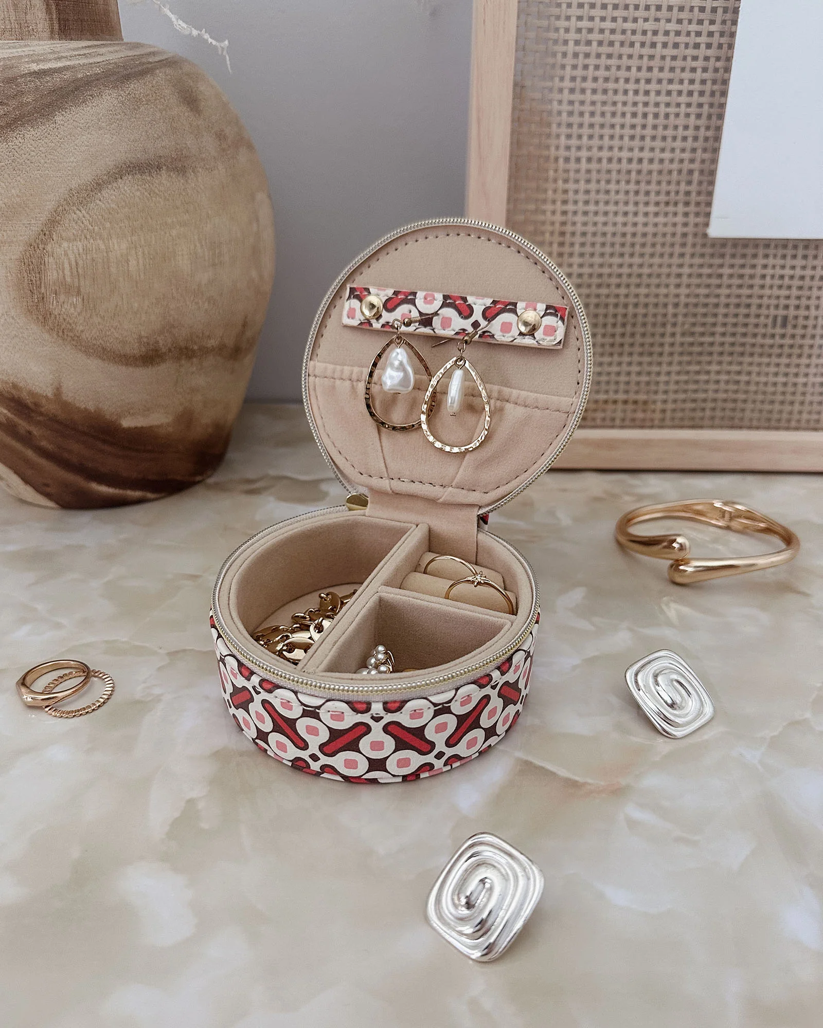 Sisco Jewellery Box - Retro Pink - Image 6