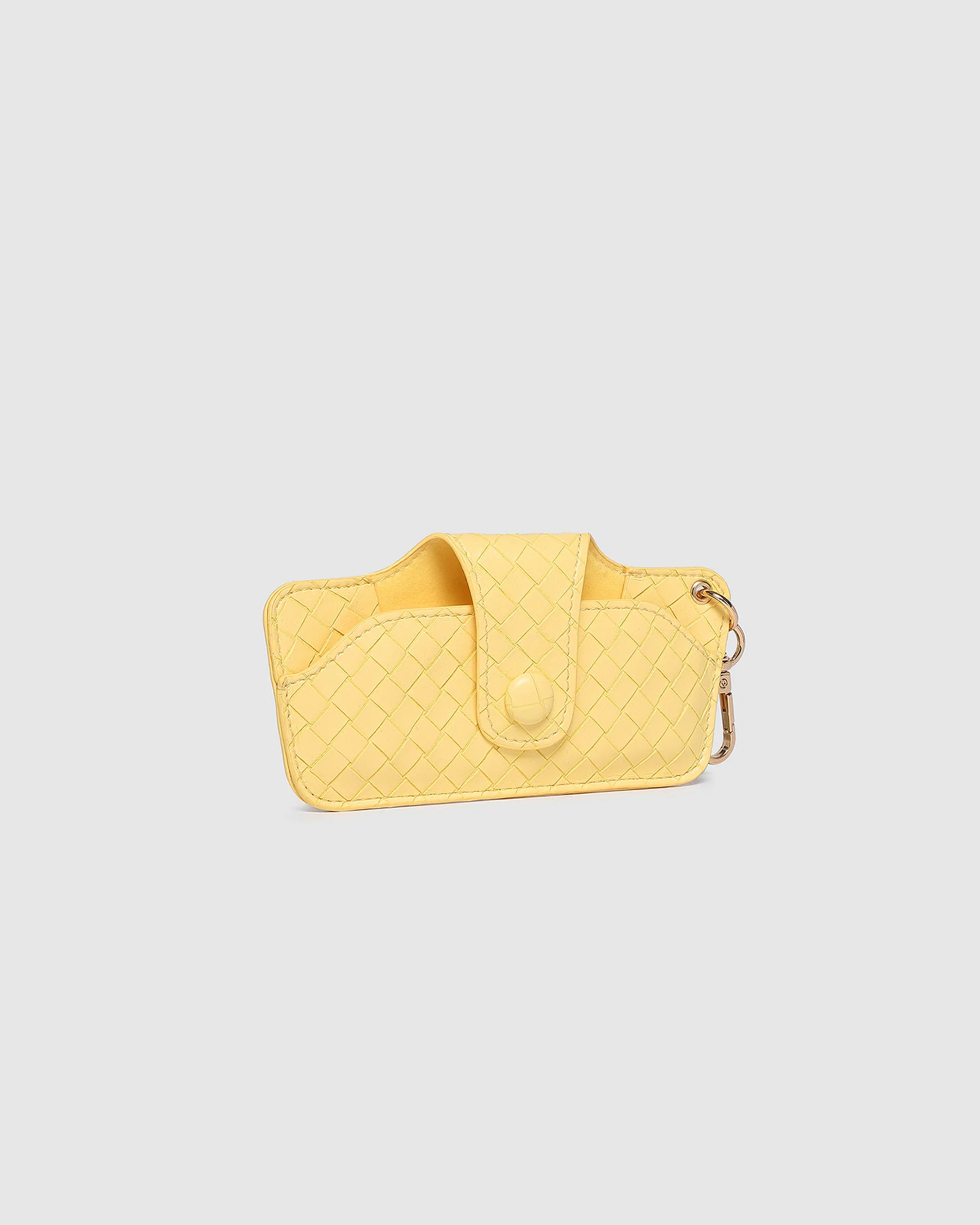 Skittle Sunglass Case - Woven Butter Yellow - Image 3