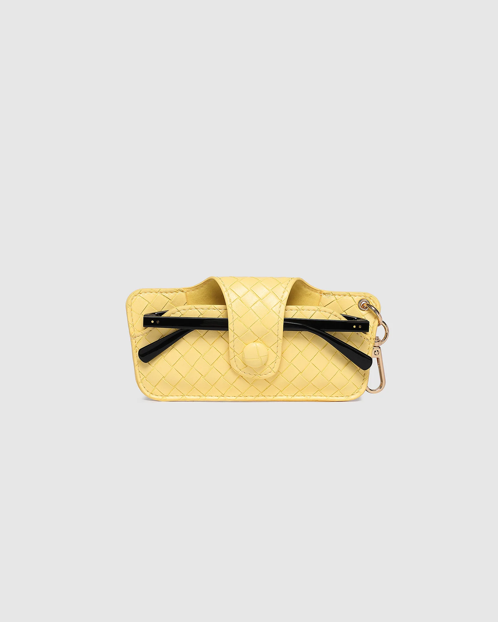 Skittle Sunglass Case - Woven Butter Yellow - Image 4