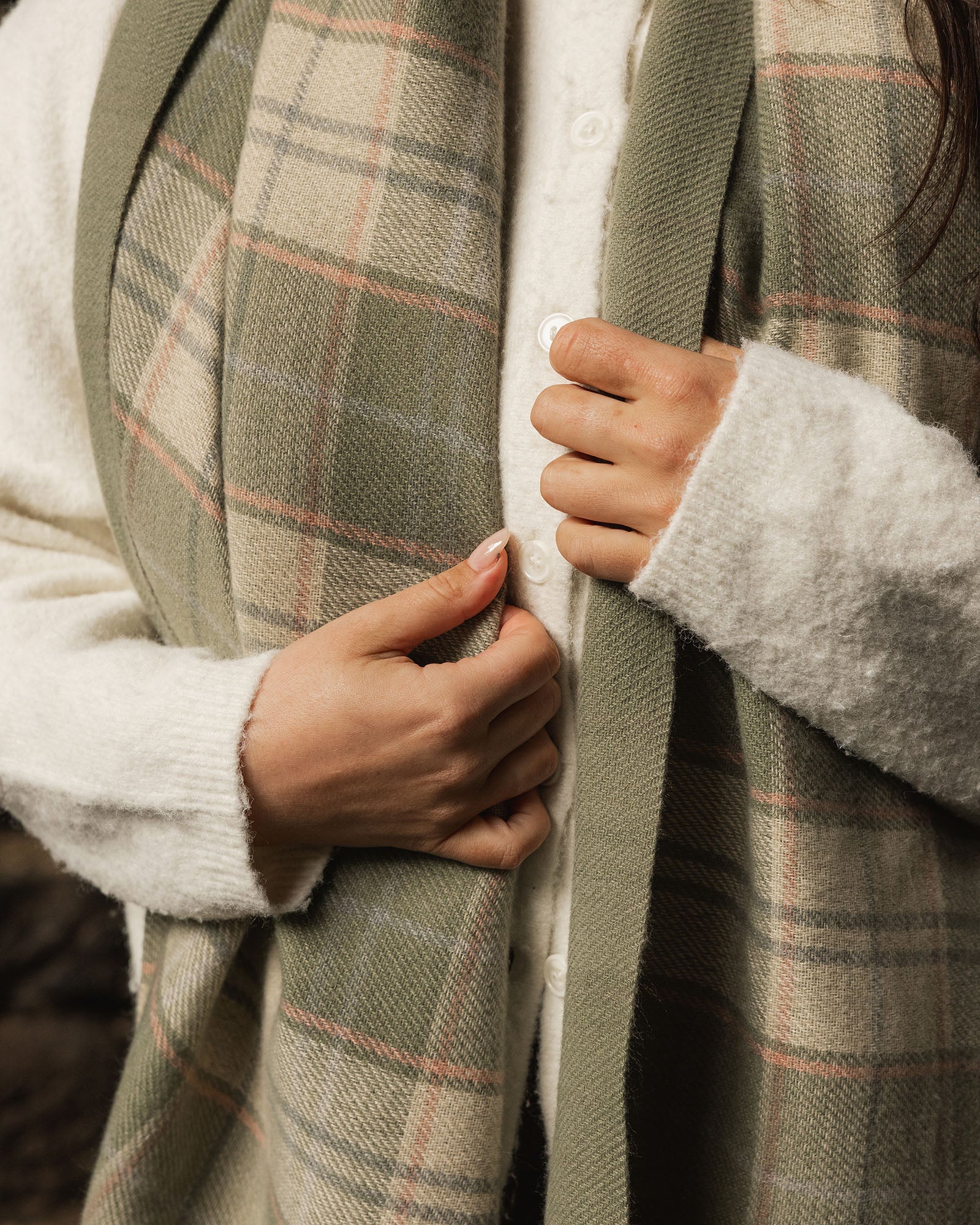 Somerset Scarf - Sage Green - Image 4