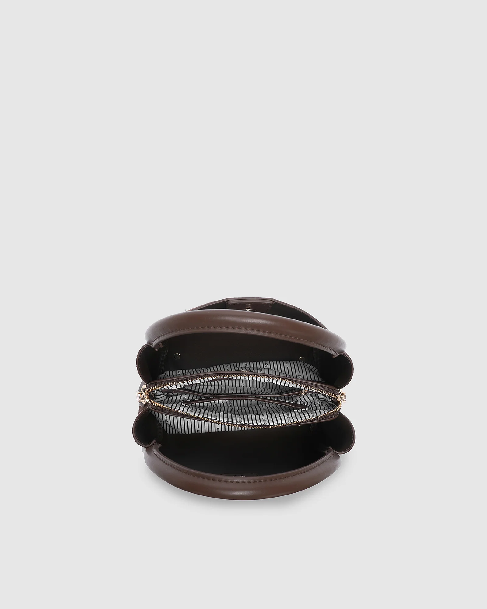 Steffie Suedette Mini Tote Bag - Chocolate - Image 6
