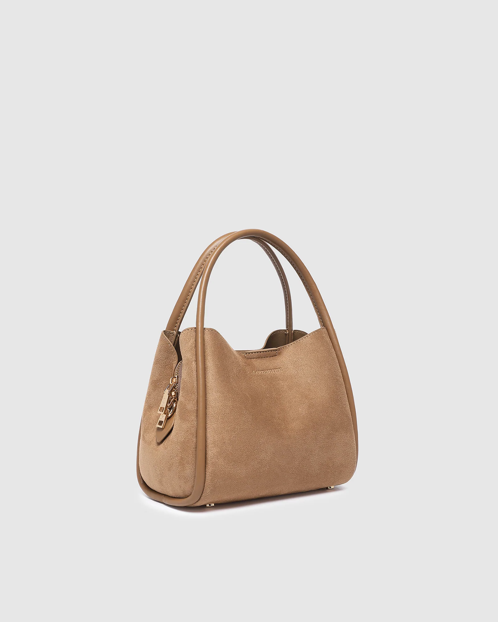 Steffie Suedette Mini Tote Bag - Honey - Image 3
