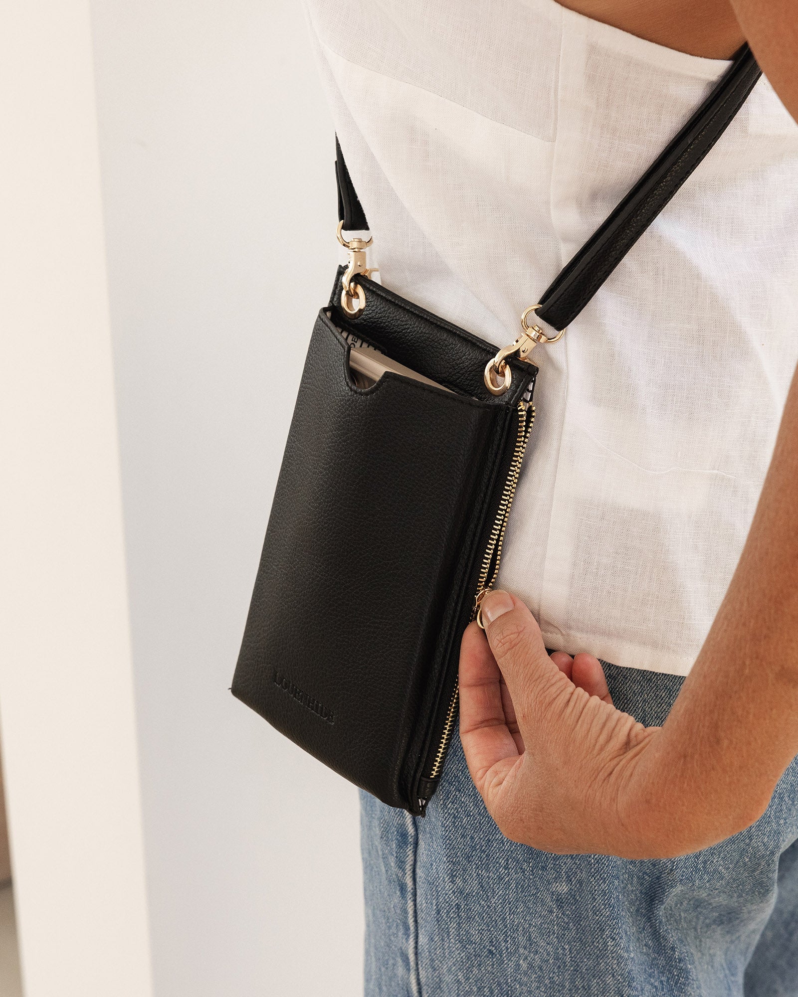 Suki Phone Bag - Black - Image 8