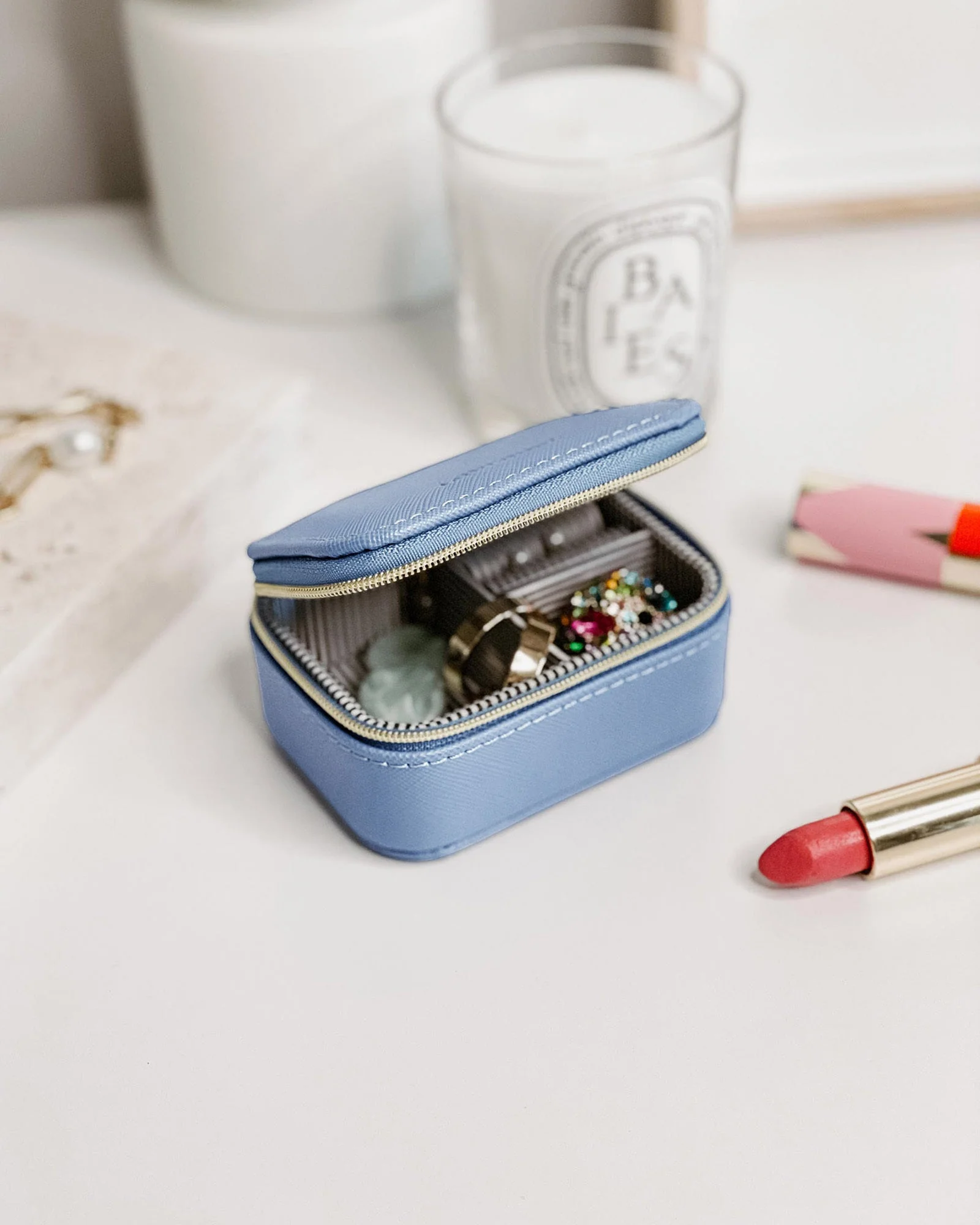 Suzie Jewellery Box - Cloudy Blue - Image 6
