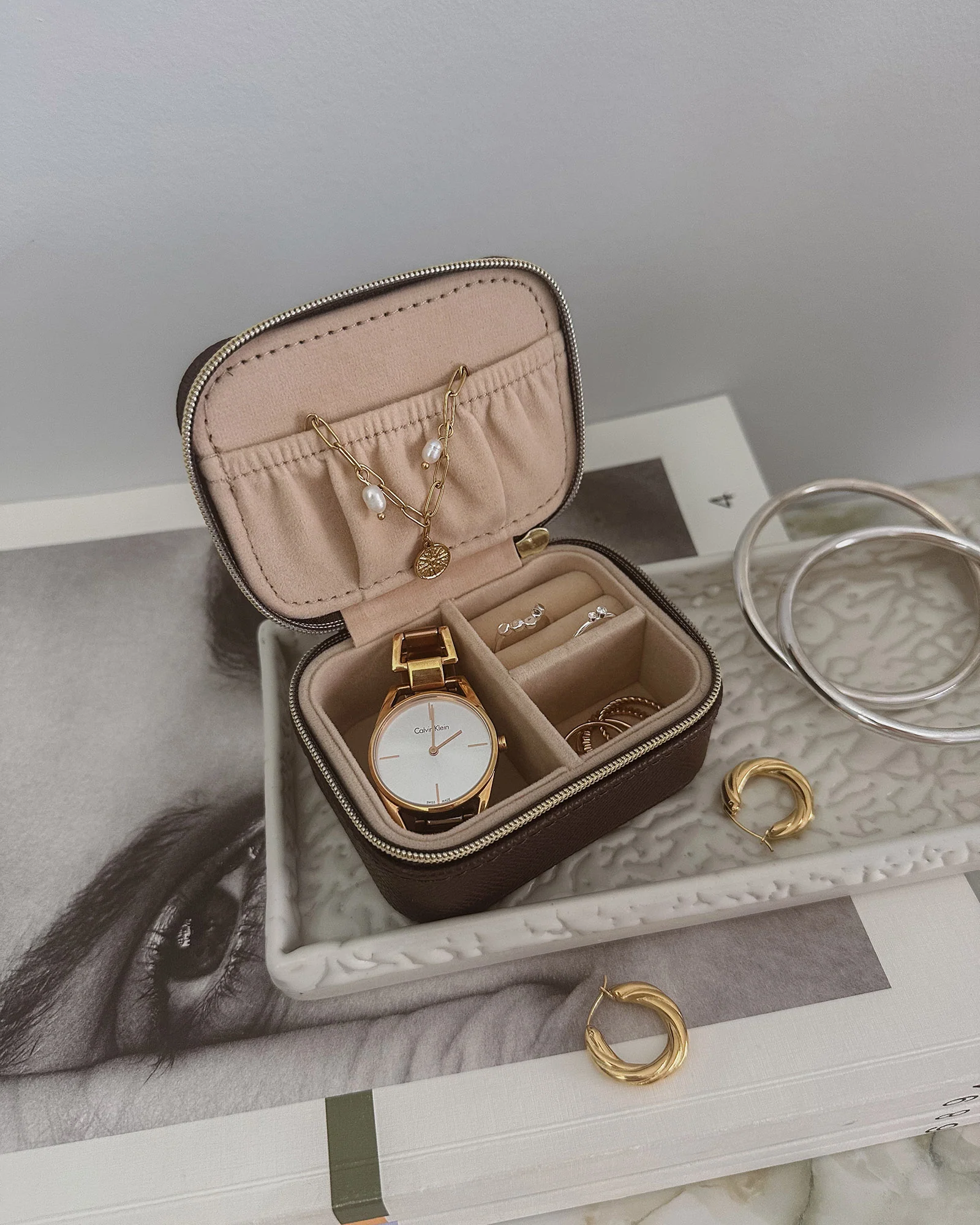 Suzie Jewellery Box - Chocolate - Image 2