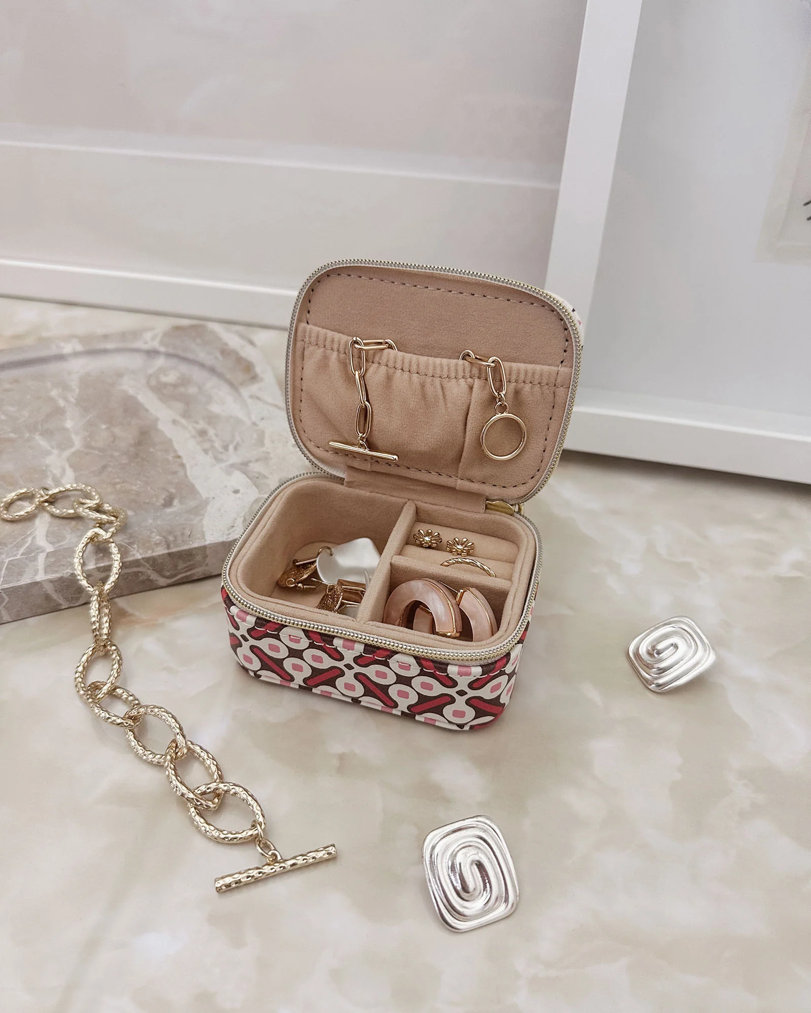 Suzie Jewellery Box - Retro Pink - Image 2