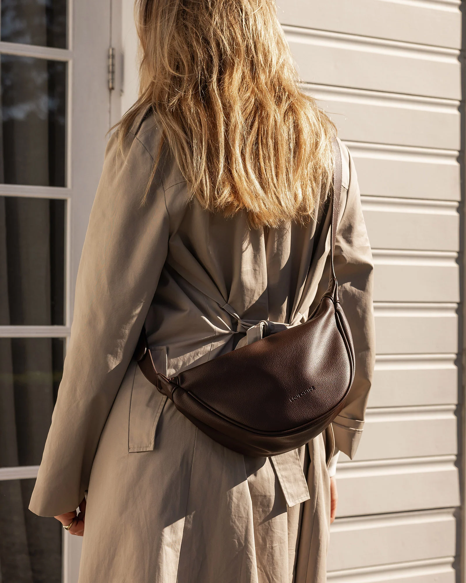 Sylvia Crossbody Bag - Chocolate - Image 6