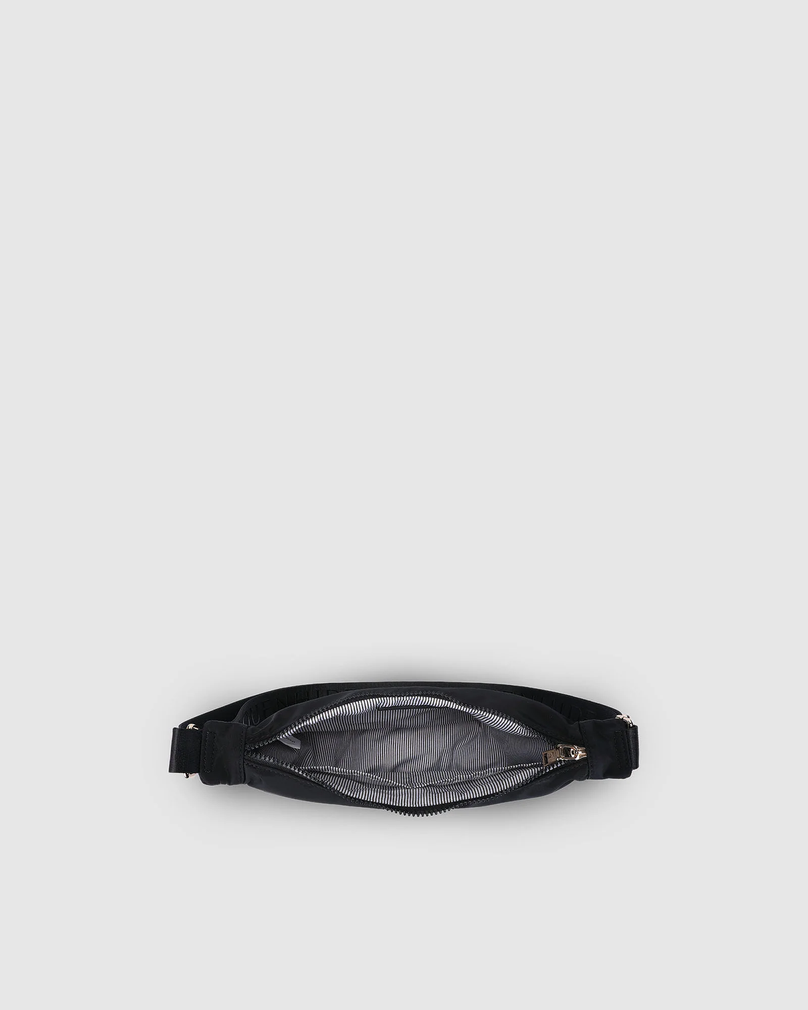 Sylvia Nylon Crossbody Bag - Black - Image 4