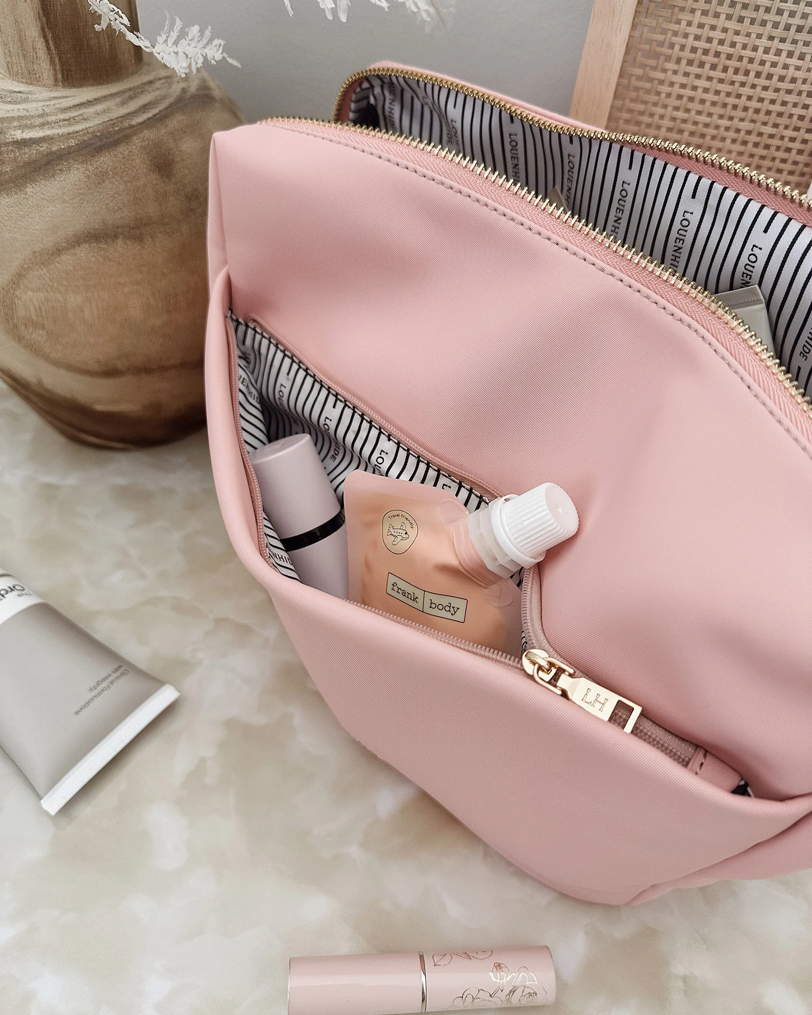 Vanessa Cosmetic Bag - Pink - Image 6