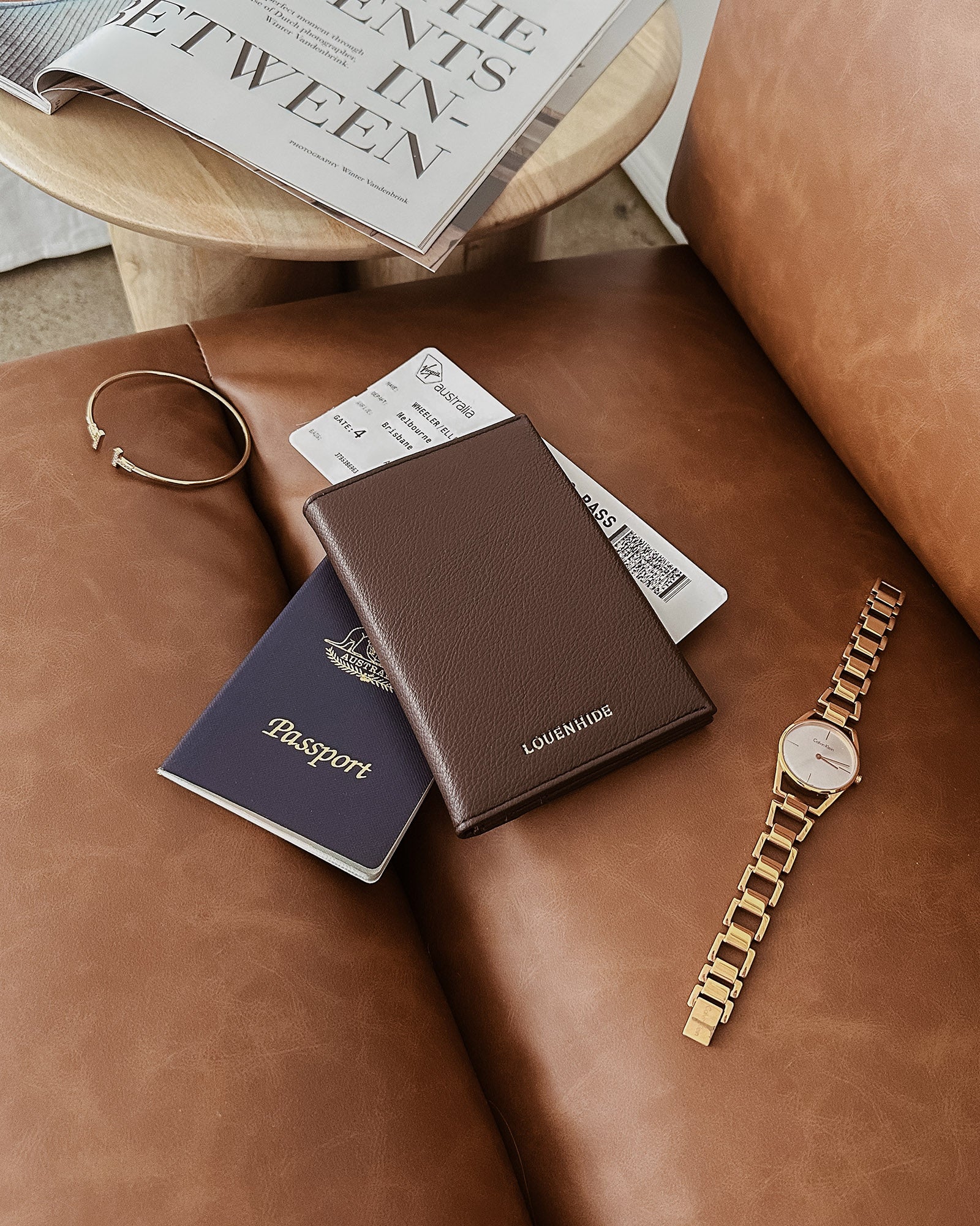 Venice Passport Holder - Chocolate - Image 6